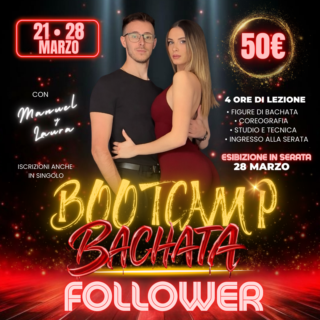 Locandina Bootcamp Bachata